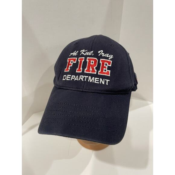 Nu-Fit Fitted Hat Men's Small Al Kut Iraq Fire Department 2007 Patriotic - Picture 1 of 9